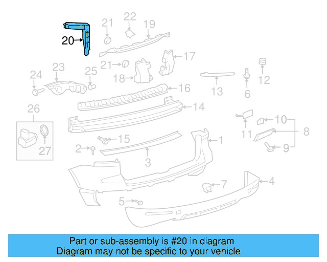 Retaining Strip 7L6-807-861 - View 3