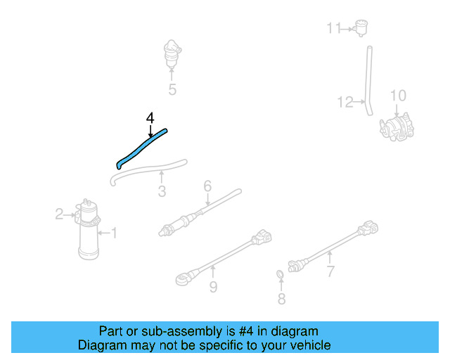 Breather Tube 1EM-201-931-A - View 4
