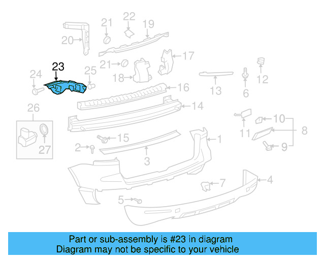 Bumper Guide 7L6-807-394-B - View 3
