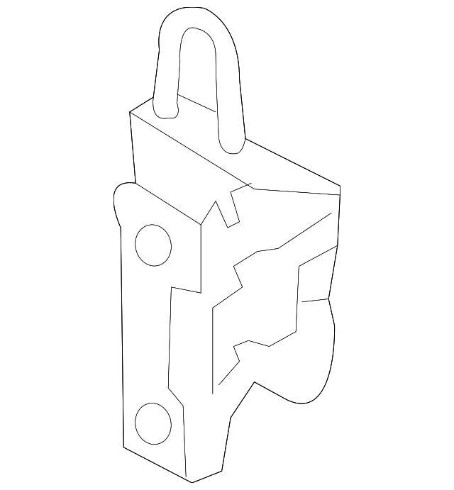 Lower Hinge 3D7-833-412-A - View 3