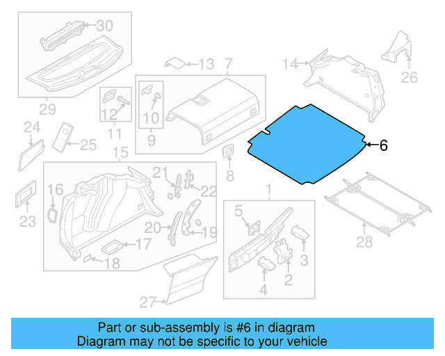 Sound Absorber 5C6-863-819 - View 24