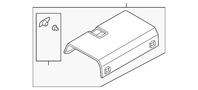 Lower Center Pillar Trim Clip 4A0-867-276-B - View 281