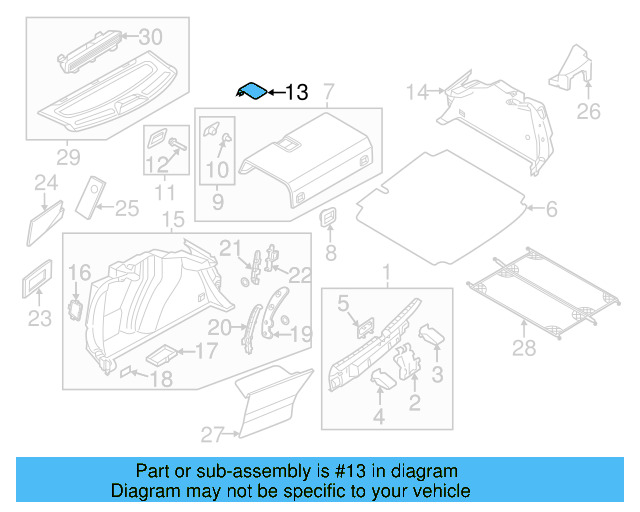 Side Trim Panel 5C6-867-427-D-1BS - View 4