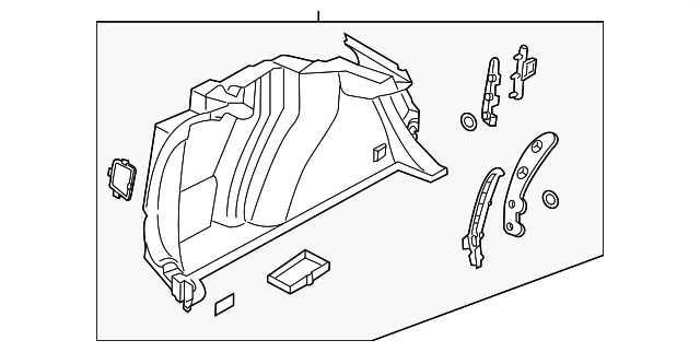 Lower Center Pillar Trim Clip 4A0-867-276-B - View 84