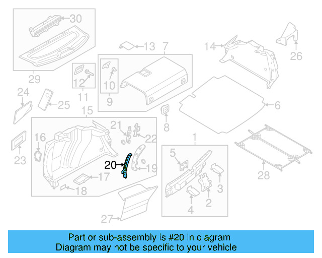 Frame Retainer 5C6-867-497-A - View 3