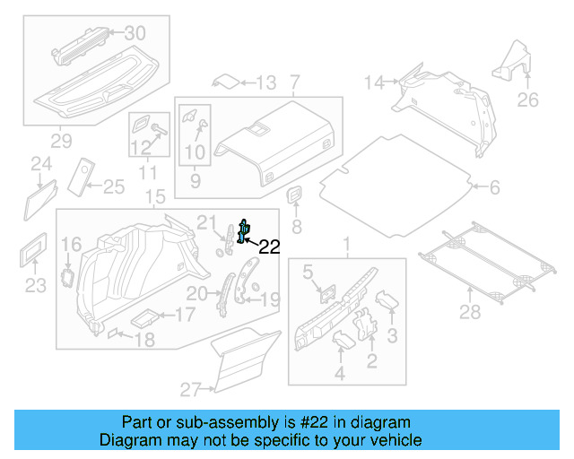 Frame Support 5C6-867-497-B - View 3