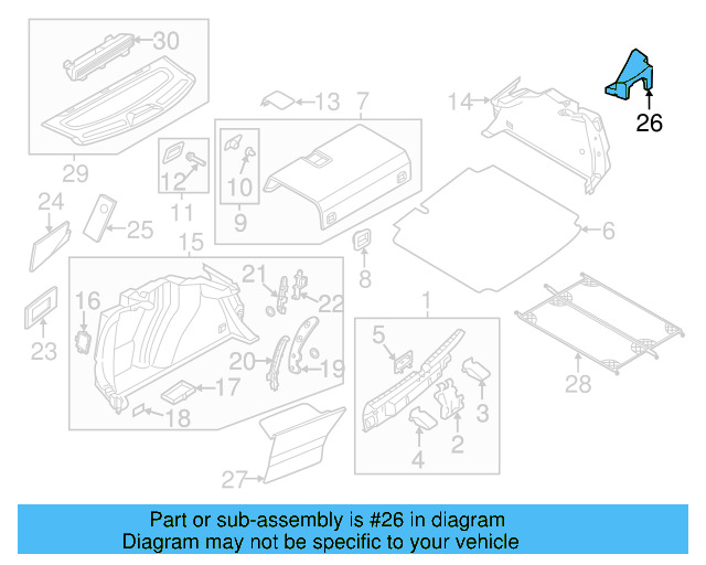 Lower Mount 5C6-857-534-A - View 3