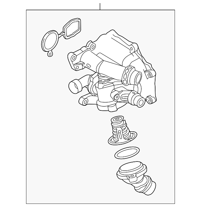 Thermostat Unit Bolt 06K-121-111-P - View 16