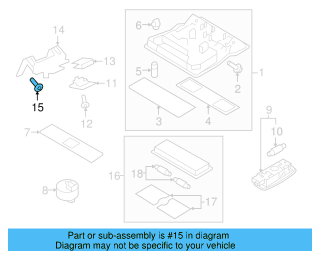 Headlamp Assembly Lower Bolt N-911-664-01 - View 63