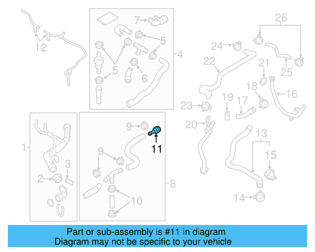Inlet Hose Coupling 3B0-122-291-B - View 65