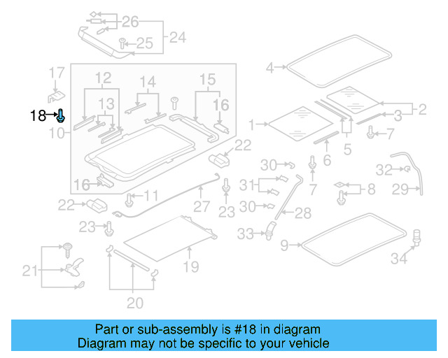 Headlamp Assembly Lower Bolt N-911-664-01 - View 8