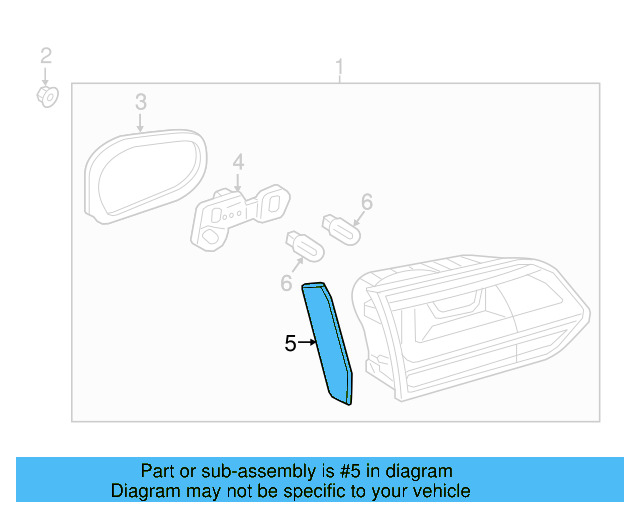 Trim 5GM-945-311-A - View 3
