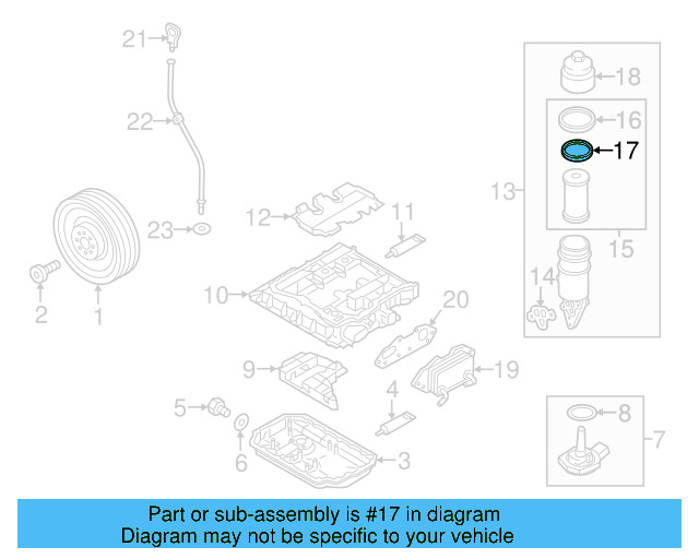 Filter Element Lower Seal 06D-115-475 - View 3