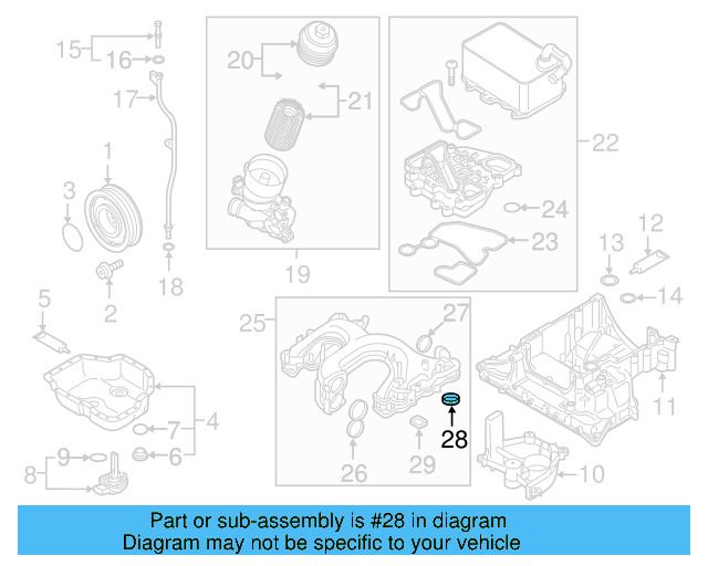 Intake Manifold Gasket 059-129-717-N - View 6