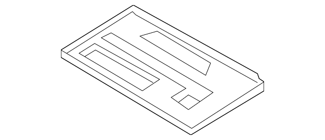 Battery Tray 3C0-804-869-E - View 2