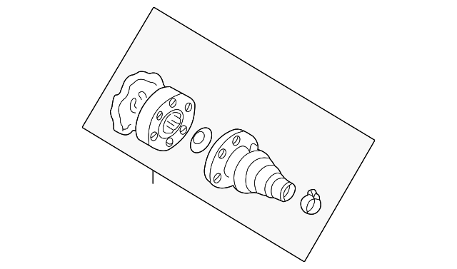 Outer Joint Assembly 1J0-498-099-EX - View 11