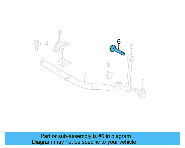 Stabilizer Link Upper Bolt N-105-760-02 - View 14