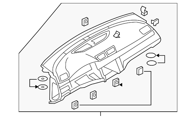 Instrument Panel 3AB-857-003-AB-TKX