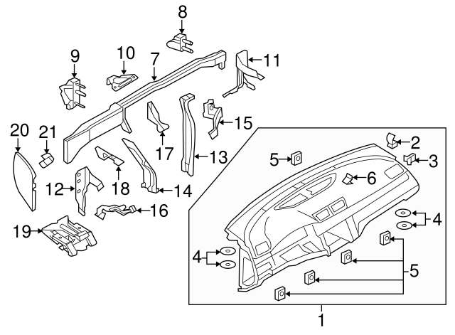 Body A 3B0-858-137 - View 14