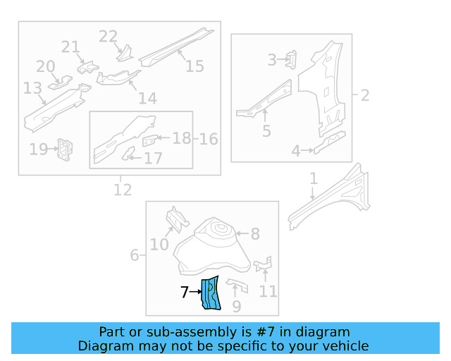 Reinforcement 5Q0-805-078-D - View 15