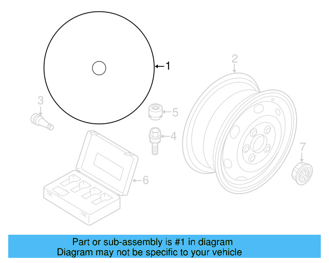 Spare Wheel 561-601-027-B-03C - View 27