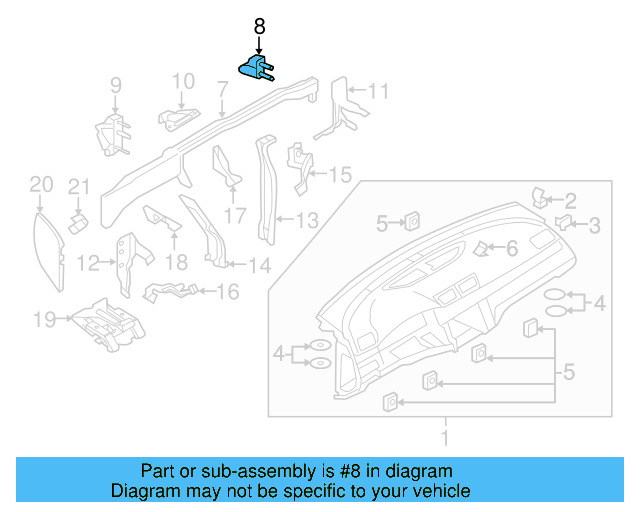 Bracket 1K1-857-022-D - View 24