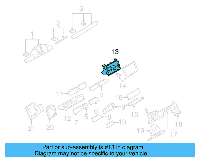 Storage Tray 6RU-857-058-1QB - View 5