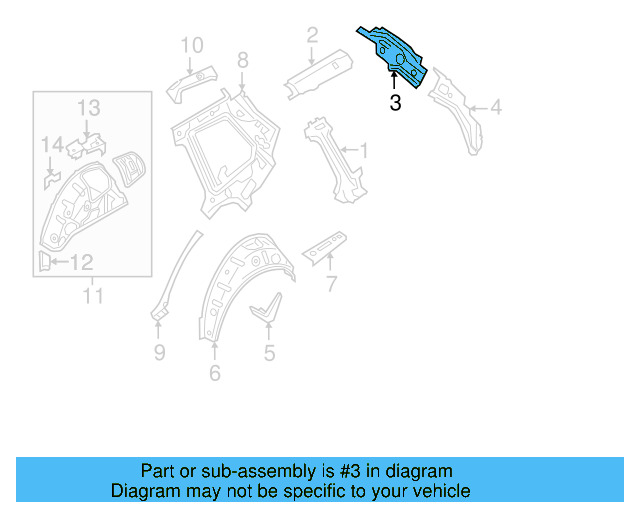 Upper Reinforced 5G9-809-486 - View 3