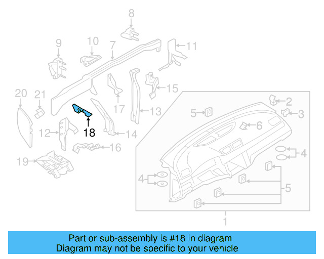 Support Bracket 3C1-857-890 - View 5