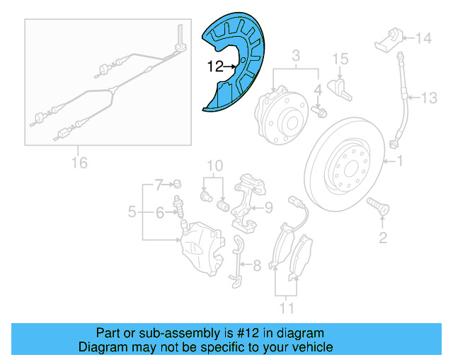 Splash Shield 1K0-615-312-F - View 41