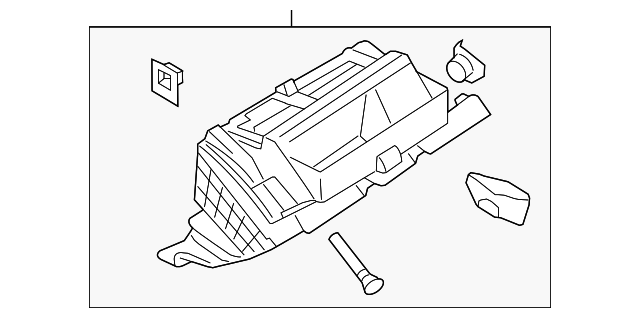 Glove Box Frame 3C1-857-114-E-9B9 - View 5