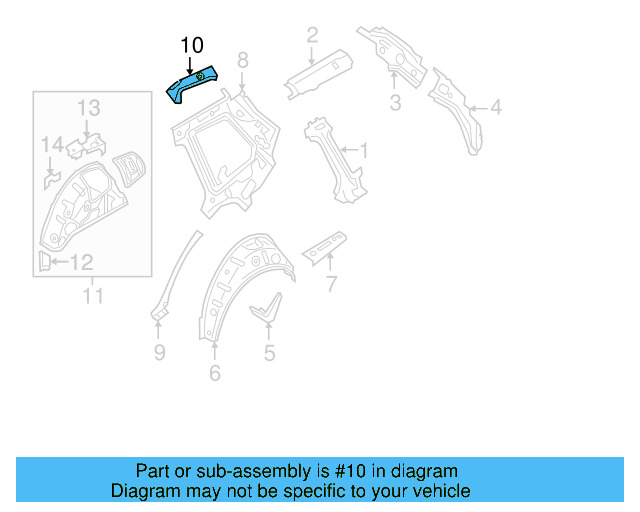 Retaining Bracket 5G9-813-818 - View 4