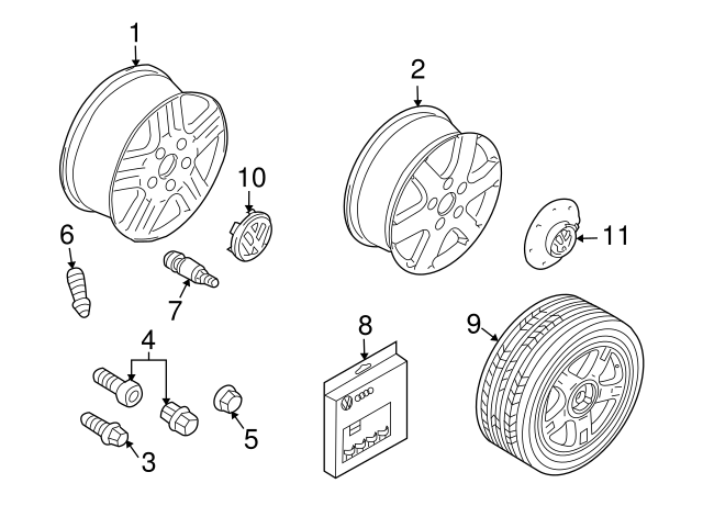 Valve Stem 311-601-361 - View 86