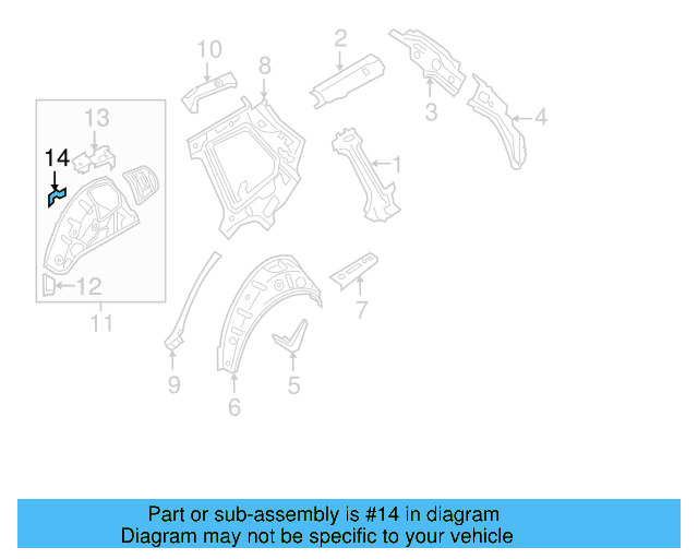 Bracket 5Q0-201-827 - View 5