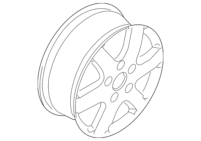 Wheel, Alloy 7L6-601-025-AA-Z31 - View 4
