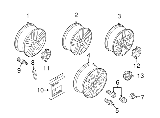 Wheel, Alloy 7L9-601-025-E-QQ9 - View 5