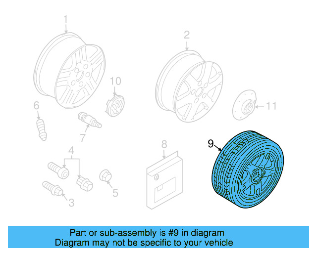 Spare Wheel 4L0-601-010-A - View 8
