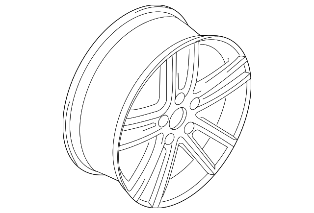 Wheel, Alloy 7L6-601-025-S-88Z - View 3