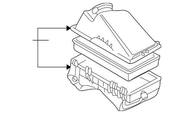 Air Cleaner Assembly 1C0-129-607-H