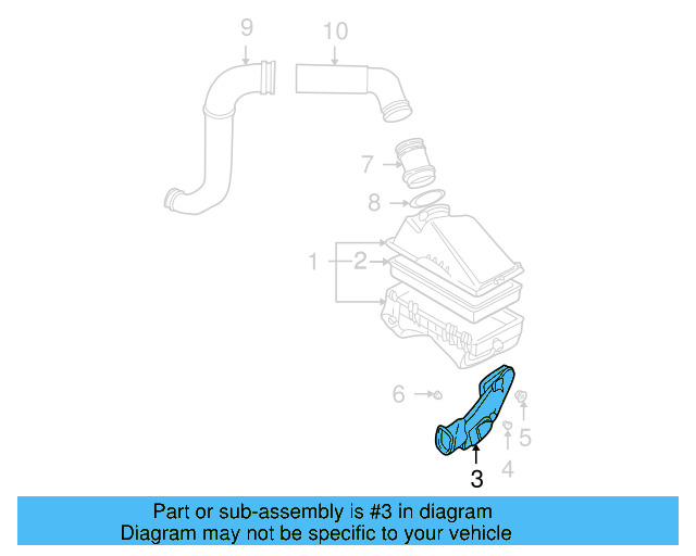 Intake Pipe 1J0-129-609-B - View 7