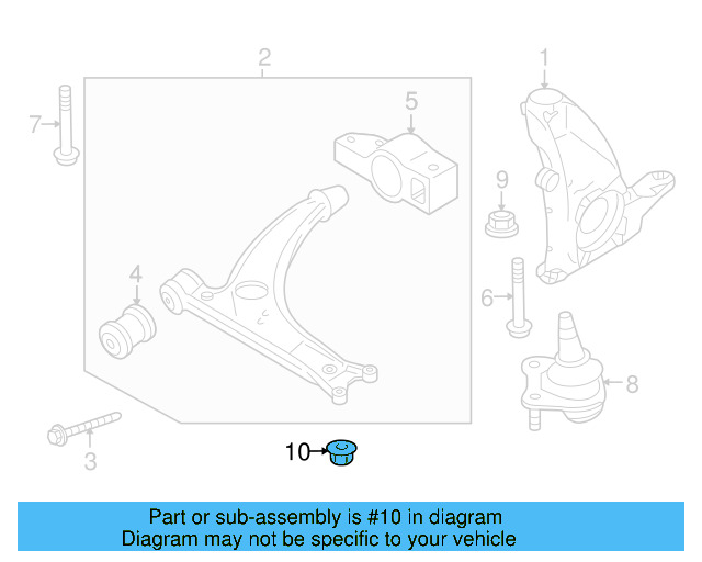 Ball Joint Nut N-103-320-02 - View 36