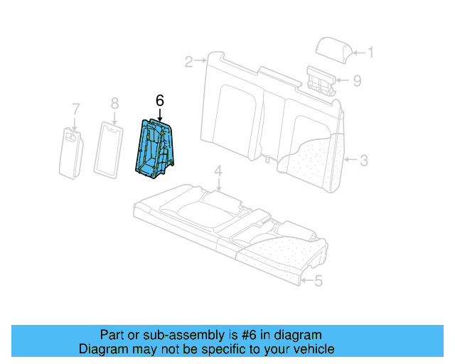 Retainer Plate 1Y0-885-205-M - View 2