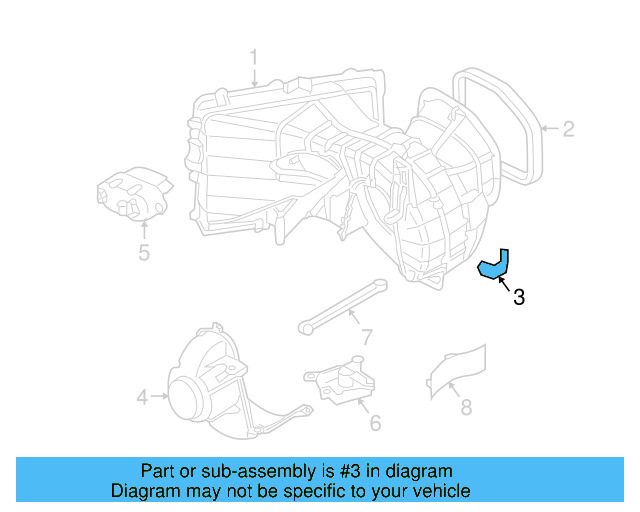 Intake Duct Clamp 7H0-819-059 - View 6