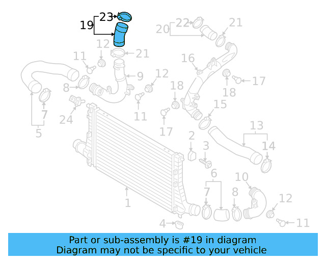 Rear Hose 3QF-145-838-A - View 12