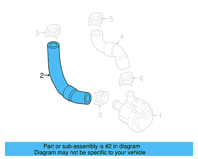 Reservoir Hose Clamp N-906-869-02 - View 224