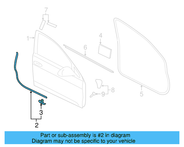 Door Weather 5GM-837-676-A - View 4