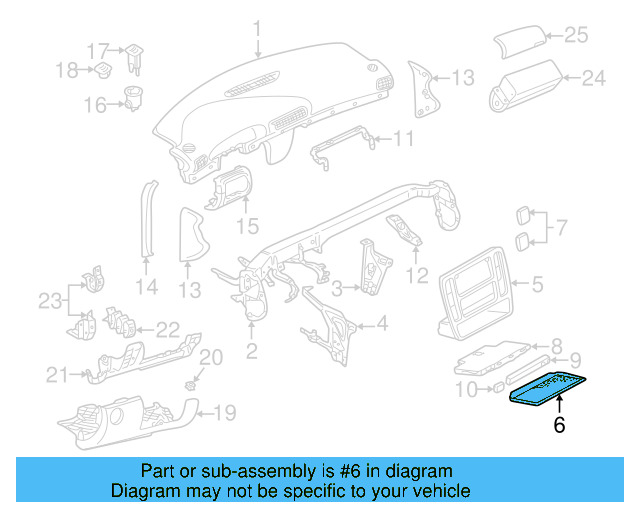 Center Bezel Insert 3B0-858-169-B-01C - View 3