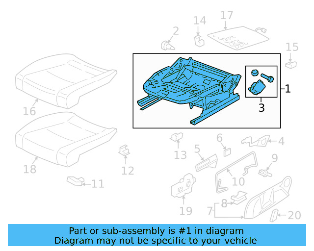 Seat Frame 5QM-881-105-C