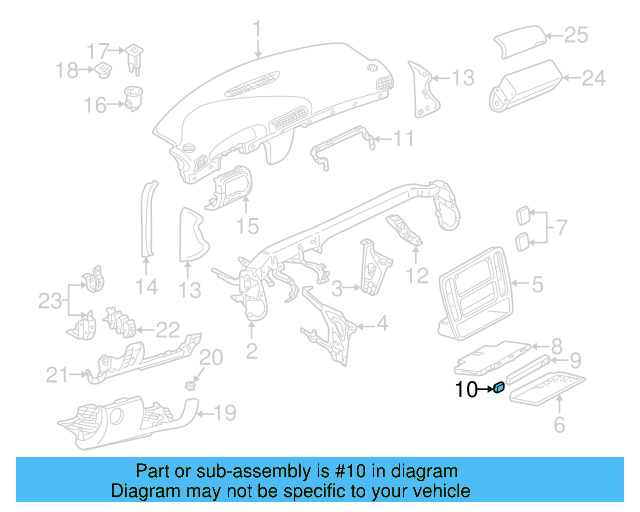 Trim Molding 3B1-858-607-2AQ - View 3