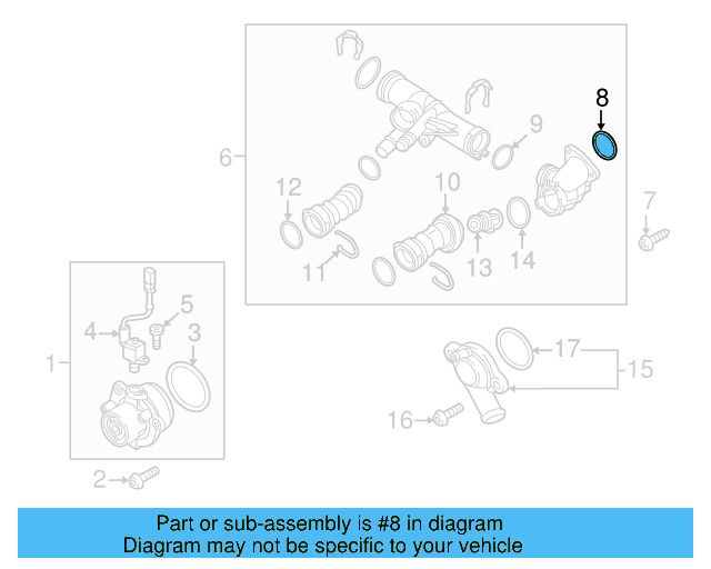 Water Hose Assembly Upper Seal N-907-653-01 - View 43